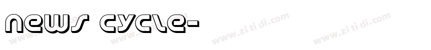 News Cycle字体转换